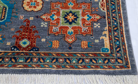 Chobi Grey Hand Knotted 311 X 511 Area Rug 700-145341 Image 4