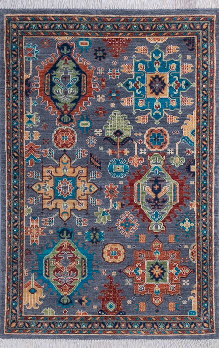 Chobi Grey Hand Knotted 311 X 511 Area Rug 700-145341 Image 0