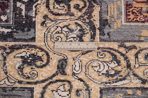 Modern Multicolor Hand Knotted 410 X 68 Area Rug 700-145343 Image 6