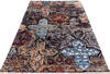 Modern Multicolor Hand Knotted 410 X 68  Area Rug 700-145343 Thumb 1
