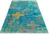 Modern Green Hand Knotted 54 X 80  Area Rug 700-145344 Thumb 1