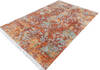 Modern Orange Hand Knotted 53 X 81  Area Rug 700-145345 Thumb 2