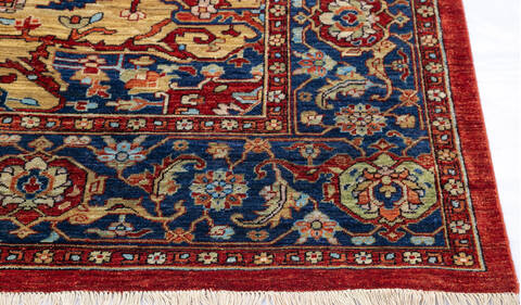 Chobi Red Hand Knotted 90 X 120 Area Rug 700-145348 Image 4
