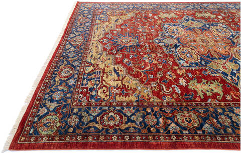 Chobi Red Hand Knotted 90 X 120 Area Rug 700-145348 Image 5