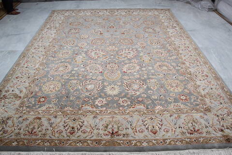 Jaipur Blue Hand Knotted 80 X 103 Area Rug 905-145349 Image 1