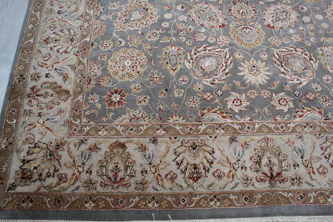 Jaipur Blue Hand Knotted 80 X 103 Area Rug 905-145349 Image 3