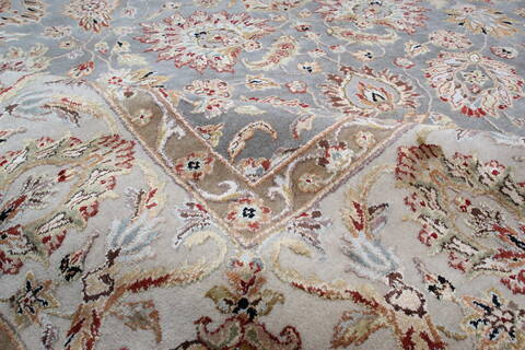 Jaipur Blue Hand Knotted 80 X 103 Area Rug 905-145349 Image 9