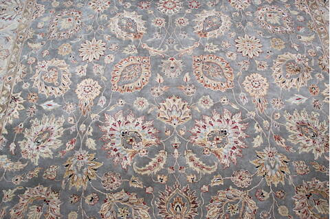Jaipur Blue Hand Knotted 81 X 103 Area Rug 905-145350 Image 5