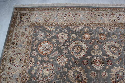 Jaipur Blue Hand Knotted 81 X 103 Area Rug 905-145350 Image 6