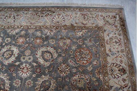Jaipur Blue Hand Knotted 81 X 103 Area Rug 905-145350 Image 7