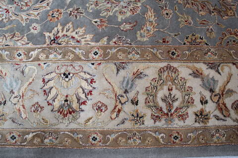 Jaipur Blue Hand Knotted 81 X 103 Area Rug 905-145350 Image 8