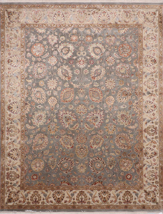 Jaipur Blue Hand Knotted 81 X 103 Area Rug 905-145350 Image 0