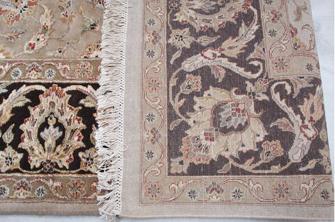 Jaipur Beige Hand Knotted 81 X 102 Area Rug 905-145351 Image 11