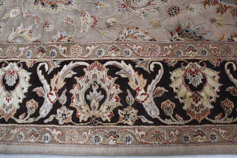 Jaipur Beige Hand Knotted 81 X 102 Area Rug 905-145351 Image 8