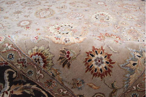 Jaipur Beige Hand Knotted 81 X 102 Area Rug 905-145351 Image 9