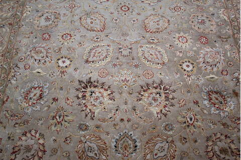 Jaipur Beige Hand Knotted 80 X 103 Area Rug 905-145352 Image 5
