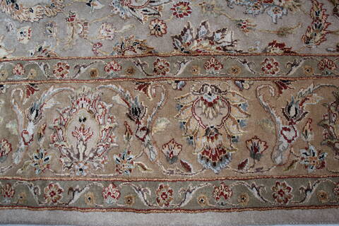 Jaipur Beige Hand Knotted 80 X 103 Area Rug 905-145352 Image 8