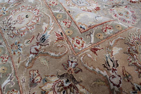 Jaipur Beige Hand Knotted 80 X 103 Area Rug 905-145352 Image 9