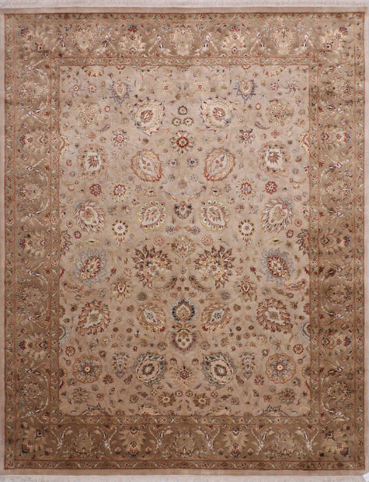 Jaipur Beige Hand Knotted 80 X 103 Area Rug 905-145352 Image 0