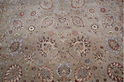 Jaipur Beige Hand Knotted 81 X 105 Area Rug 905-145353 Image 5