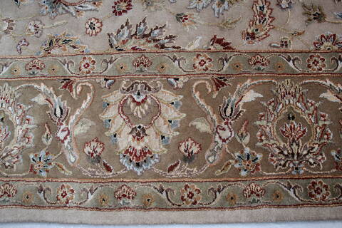 Jaipur Beige Hand Knotted 81 X 105 Area Rug 905-145353 Image 8