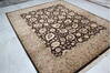 Jaipur Brown Hand Knotted 82 X 100  Area Rug 905-145354 Thumb 2