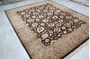 Jaipur Brown Hand Knotted 82 X 100 Area Rug 905-145354 Thumb 2