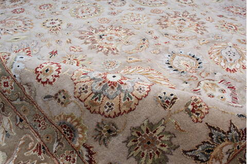 Jaipur White Hand Knotted 80 X 101 Area Rug 905-145355 Image 8