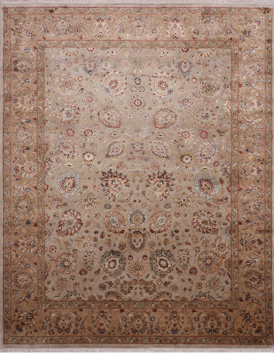 Jaipur White Hand Knotted 80 X 101 Area Rug 905-145355 Image 0
