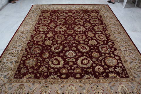 Jaipur Red Hand Knotted 711 X 102 Area Rug 905-145356 Image 10