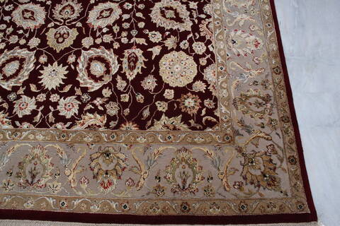 Jaipur Red Hand Knotted 711 X 102 Area Rug 905-145356 Image 4