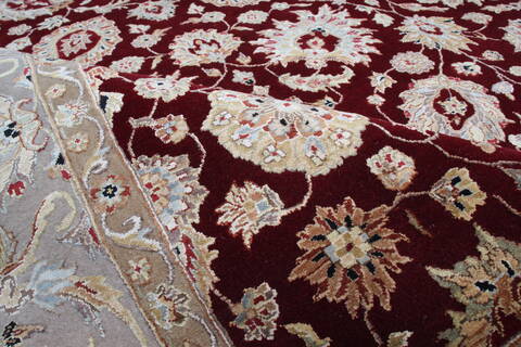 Jaipur Red Hand Knotted 711 X 102 Area Rug 905-145356 Image 9