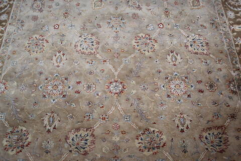 Jaipur Beige Hand Knotted 81 X 101 Area Rug 905-145358 Image 5