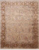 Jaipur Beige Hand Knotted 81 X 101  Area Rug 905-145358 Thumb 0