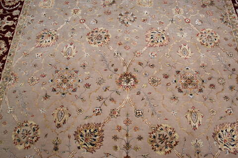 Jaipur Beige Hand Knotted 80 X 102 Area Rug 905-145359 Image 5