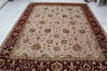 Jaipur Beige Hand Knotted 80 X 102  Area Rug 905-145359 Thumb 10