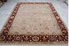 Jaipur Beige Hand Knotted 80 X 102  Area Rug 905-145359 Thumb 1
