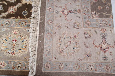 Jaipur Brown Hand Knotted 80 X 102 Area Rug 905-145360 Image 11