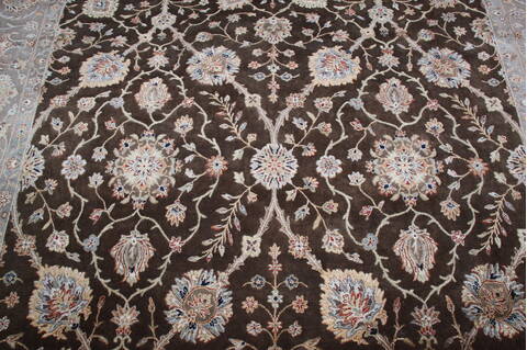 Jaipur Brown Hand Knotted 80 X 102 Area Rug 905-145360 Image 5
