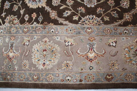 Jaipur Brown Hand Knotted 80 X 102 Area Rug 905-145360 Image 8