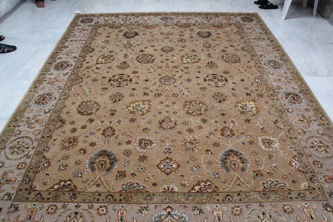 Jaipur Yellow Hand Knotted 80 X 102 Area Rug 905-145361 Image 10