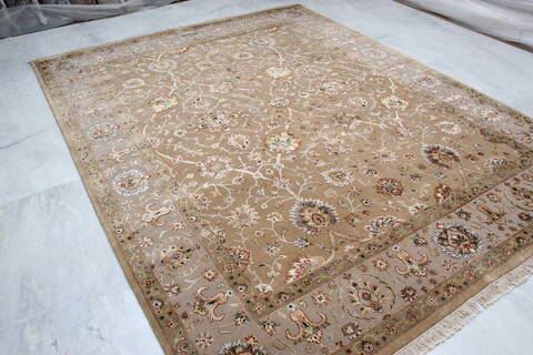Jaipur Yellow Hand Knotted 80 X 102 Area Rug 905-145361 Image 2