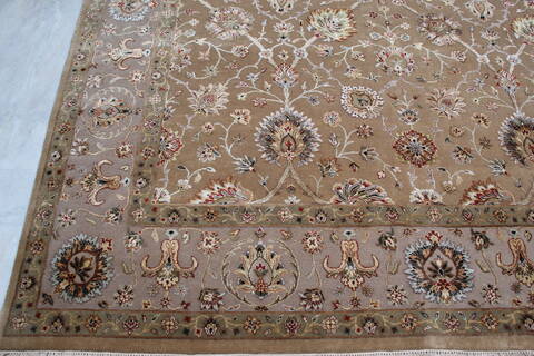 Jaipur Yellow Hand Knotted 80 X 102 Area Rug 905-145361 Image 3