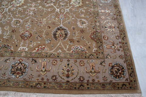 Jaipur Yellow Hand Knotted 80 X 102 Area Rug 905-145361 Image 4