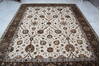 Jaipur White Hand Knotted 82 X 103  Area Rug 905-145362 Thumb 10