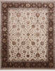 Jaipur White Hand Knotted 82 X 103  Area Rug 905-145362 Thumb 0