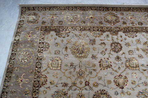 Jaipur White Hand Knotted 81 X 102 Area Rug 905-145363 Image 6