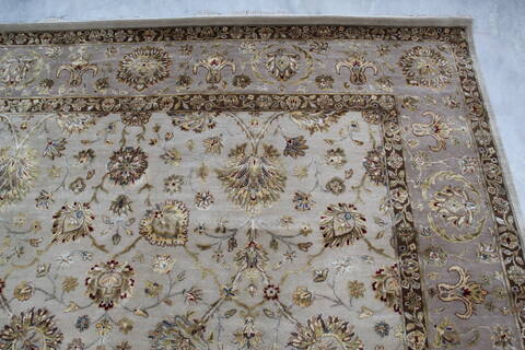 Jaipur White Hand Knotted 81 X 102 Area Rug 905-145363 Image 7