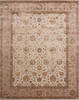 Jaipur White Hand Knotted 81 X 102  Area Rug 905-145363 Thumb 0