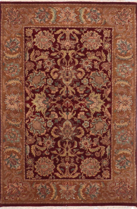 Jaipur Red Hand Knotted 41 X 62 Area Rug 905-145367 Image 0